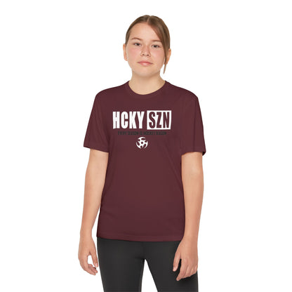 Every Season is HCKY SZN Youth Competitor Tee (White Logo) - Various Colors