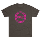 HCKY SZN Circle Logo TriBlend Tee Shirt (Hot Pink) - Various Colors