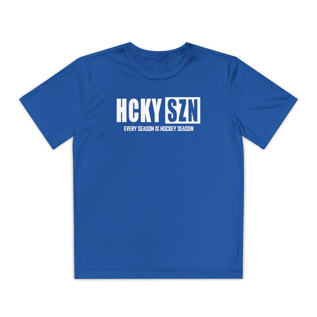 Every Season is HCKYSZN Youth Competitor Tee - White Logo
