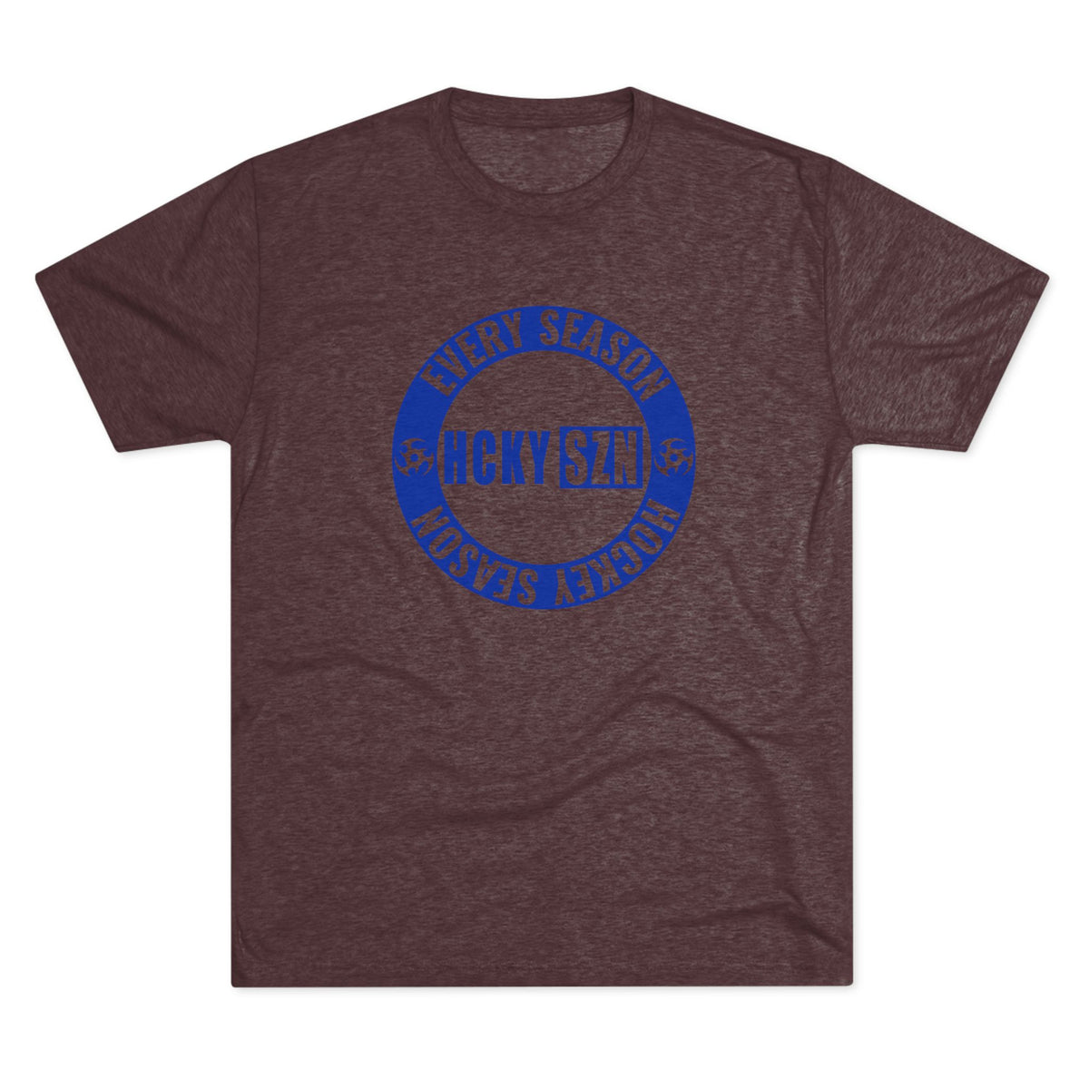 HCKY SZN Circle Logo TriBlend Tee Shirt (Royal Blue) - Various Colors