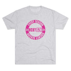 HCKY SZN Circle Logo TriBlend Tee Shirt (Hot Pink) - Various Colors
