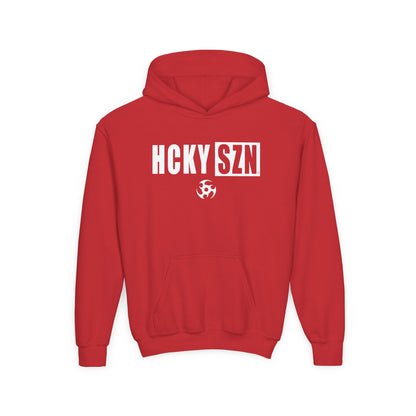 Youth HCKY SZN (White Logo) Hooded Sweatshirt - Various Colors