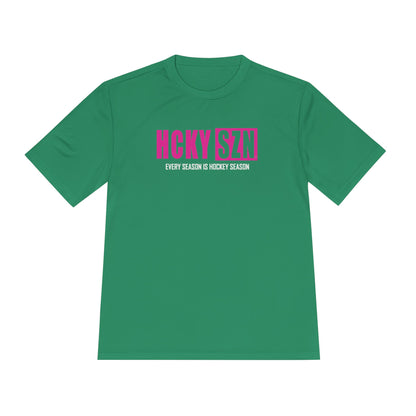 Every Season is HCKY SZN Performance Tee (Hot Pink Logo) - Various Colors