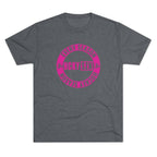 HCKY SZN Circle Logo TriBlend Tee Shirt (Hot Pink) - Various Colors