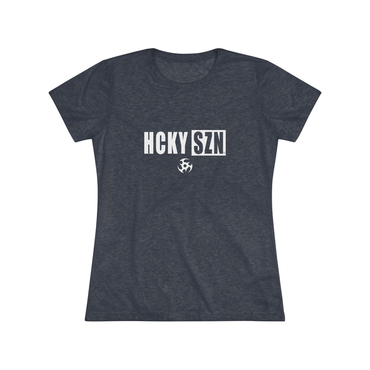 Women’s Hockey Vibe Triblend Tee (White Logo)
