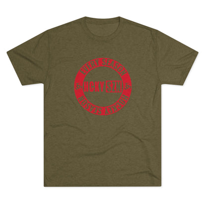 HCKY SZN Circle Logo TriBlend Tee Shirt (Red) - Various Colors