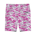 HKY SZN High Waisted Workout Shorts (Hockey Girl Camo)