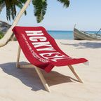 Every Season is HCKY SZN Beach Towel (Red)