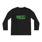 Every Season is HCKY SZN Youth Competitor Long Sleeve Tee (Lime Logo) - Various Colors