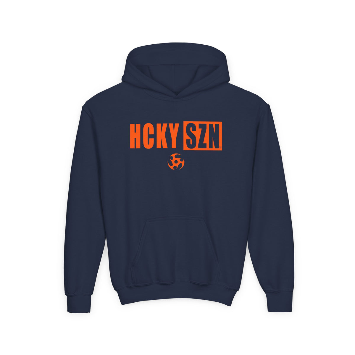 Youth HCKY SZN (Orange Logo) Hooded Sweatshirt - Various Colors