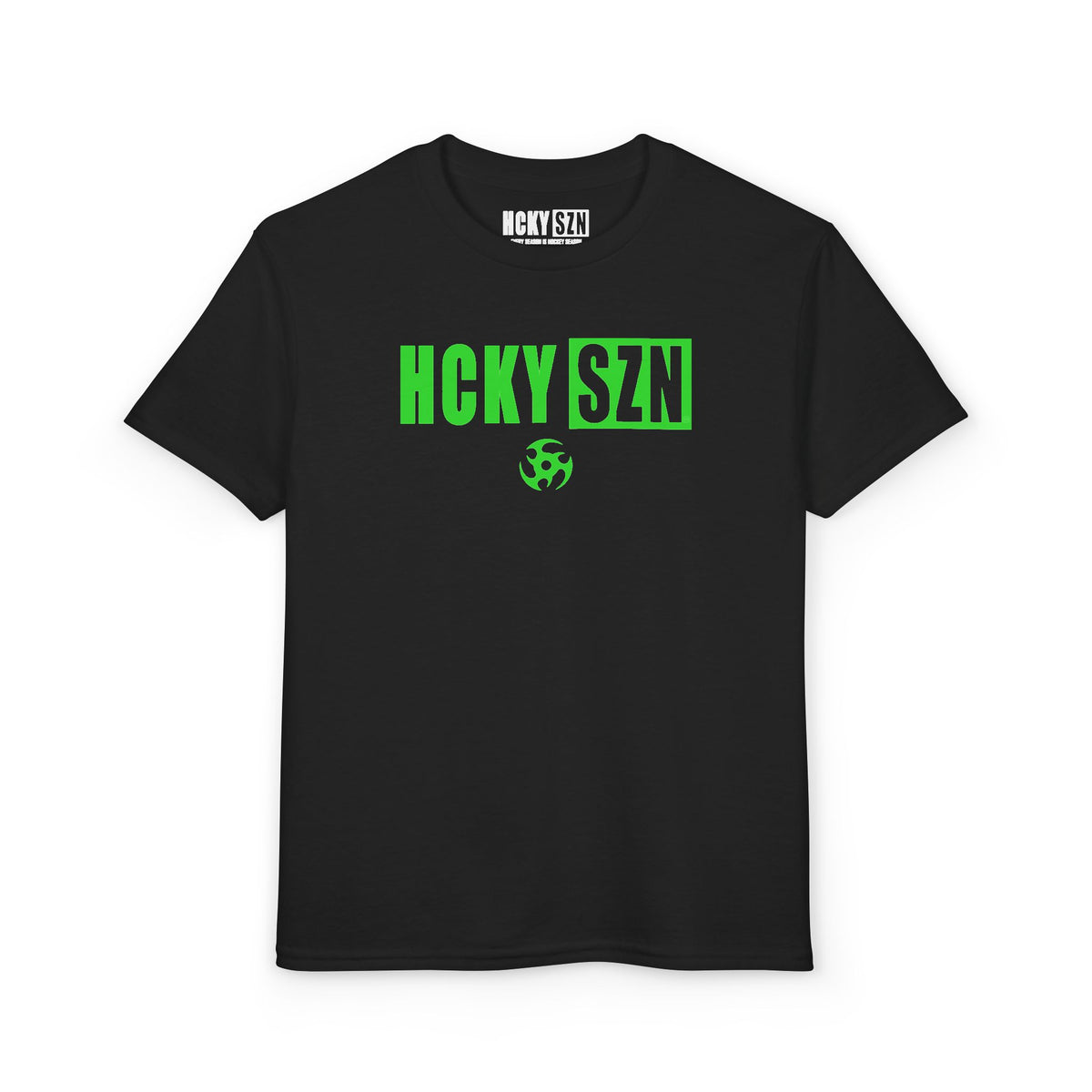 Youth HCKY SZN DryBlend Tee Shirt (Lime Logo) - Various Colors