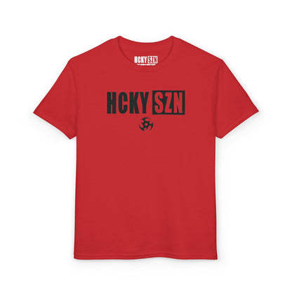 Youth HCKY SZN DryBlend Tee Shirt (Black Logo) - Various Colors