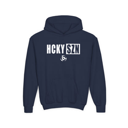 Youth HCKY SZN (White Logo) Hooded Sweatshirt - Various Colors