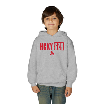 Youth HCKY SZN (Red Logo) Hooded Sweatshirt - Various Colors