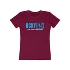 Every Season Is Hockey Season Women's Boyfriend Tee (Sky Blue Logo) - Various Colors