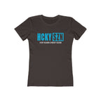 Every Season Is Hockey Season Women's Boyfriend Tee (Sky Blue Logo) - Various Colors