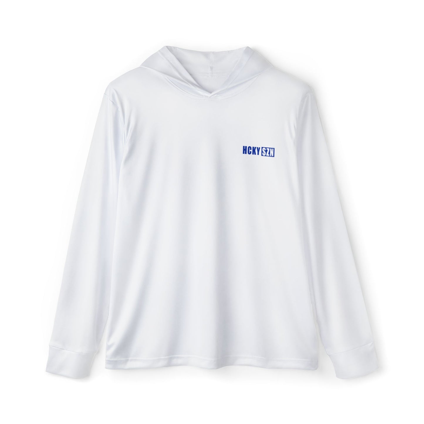 HCKY SZN Signature Performance Warmup Hoodie (White/Blue)