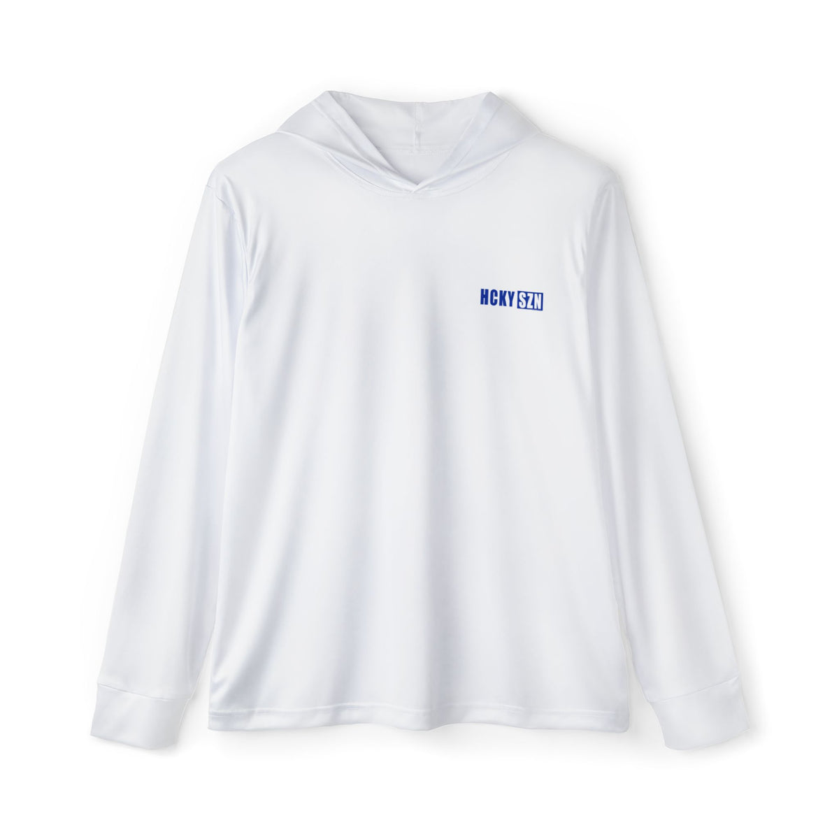 HCKY SZN Signature Performance Warmup Hoodie (White/Blue)
