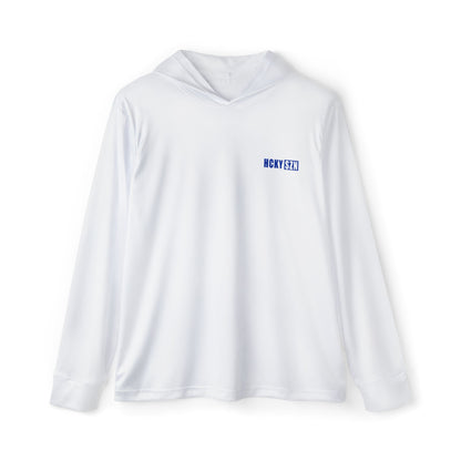 HCKY SZN Signature Performance Warmup Hoodie (White/Blue)