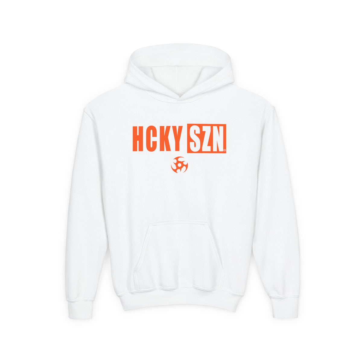 Youth HCKY SZN (Orange Logo) Hooded Sweatshirt - Various Colors