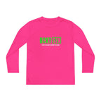 Every Season is HCKY SZN Youth Competitor Long Sleeve Tee (Lime Logo) - Various Colors