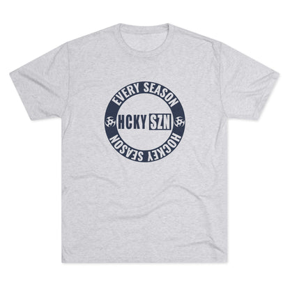 HCKY SZN Circle Logo TriBlend Tee Shirt (Navy) - Various Colors