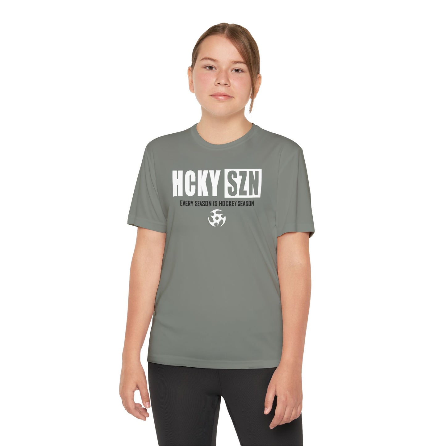 Every Season is HCKY SZN Youth Competitor Tee (White Logo) - Various Colors