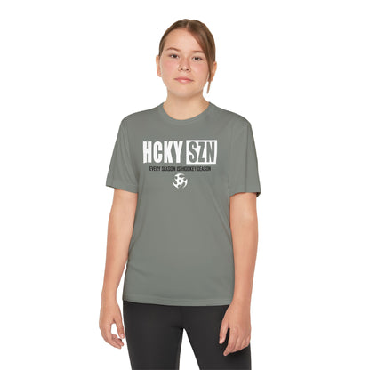 Every Season is HCKY SZN Youth Competitor Tee (White Logo) - Various Colors