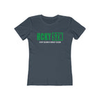 Every Season Is Hockey Season Women's Boyfriend Tee (Green Logo) - Various Colors