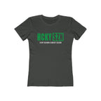 Every Season Is Hockey Season Women's Boyfriend Tee (Green Logo) - Various Colors
