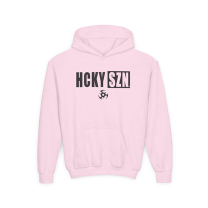 Youth HCKY SZN (Black Logo) Hooded Sweatshirt - Various Colors