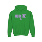 Youth HCKY SZN (Lavender Logo) Hooded Sweatshirt - Various Colors