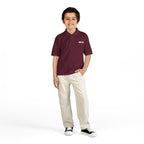 Youth HCKY SZN DryBlend Polo Shirt (Maroon)