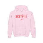 Youth HCKY SZN (Peach Logo) Hooded Sweatshirt - Various Colors