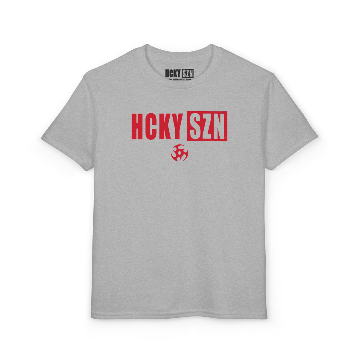 Youth HCKY SZN DryBlend Tee Shirt (Red Logo) - Various Colors