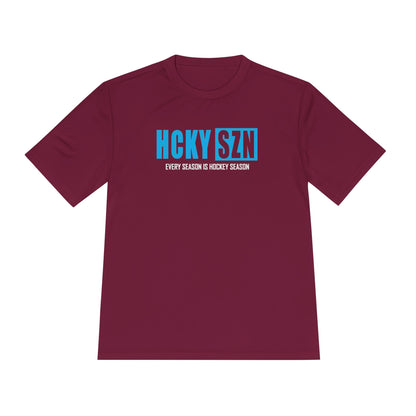 Every Season is HCKYS Performance Tee - Sky Blue Logo