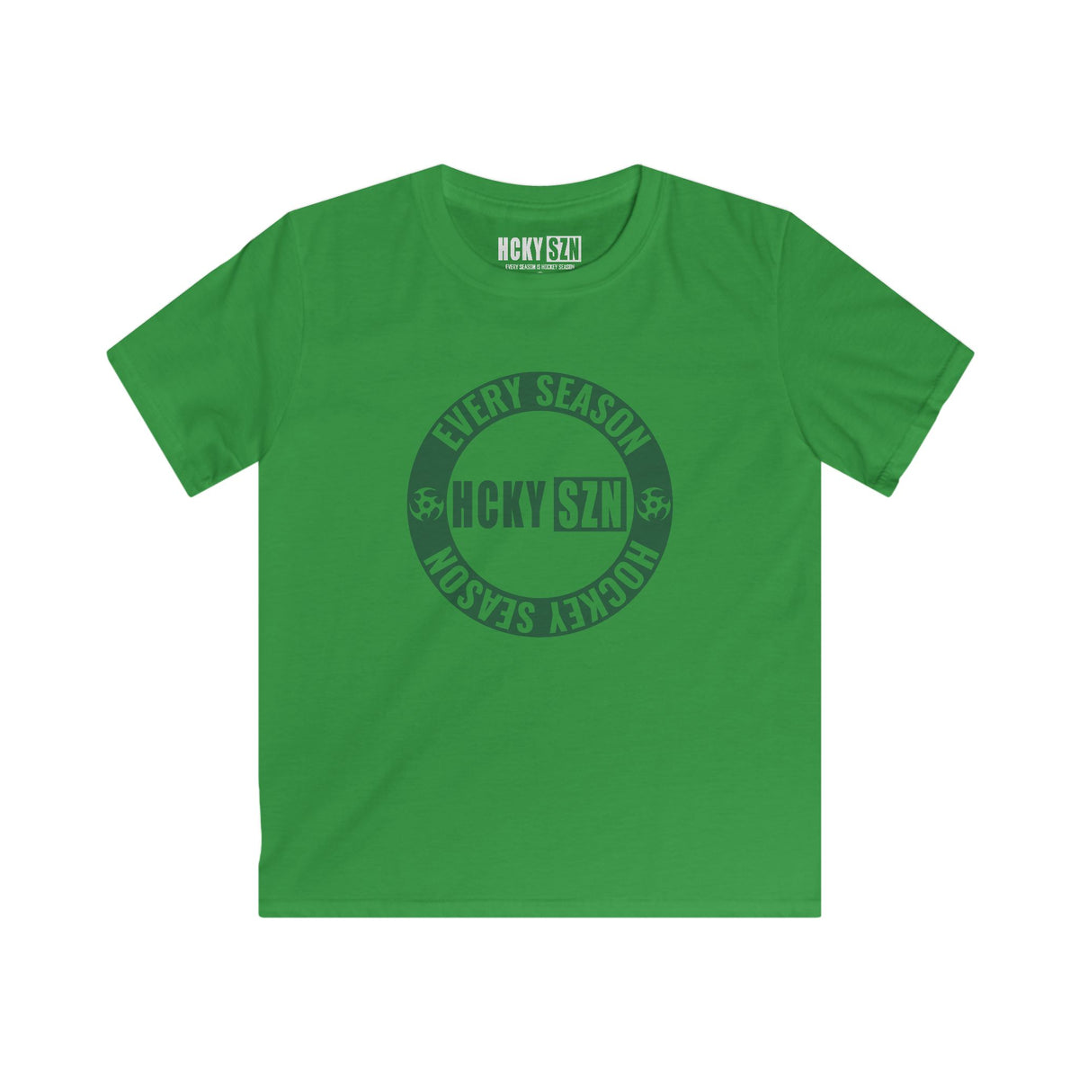 Youth Circle SZN Softstyle Tee (Forest Logo) - Various Colors