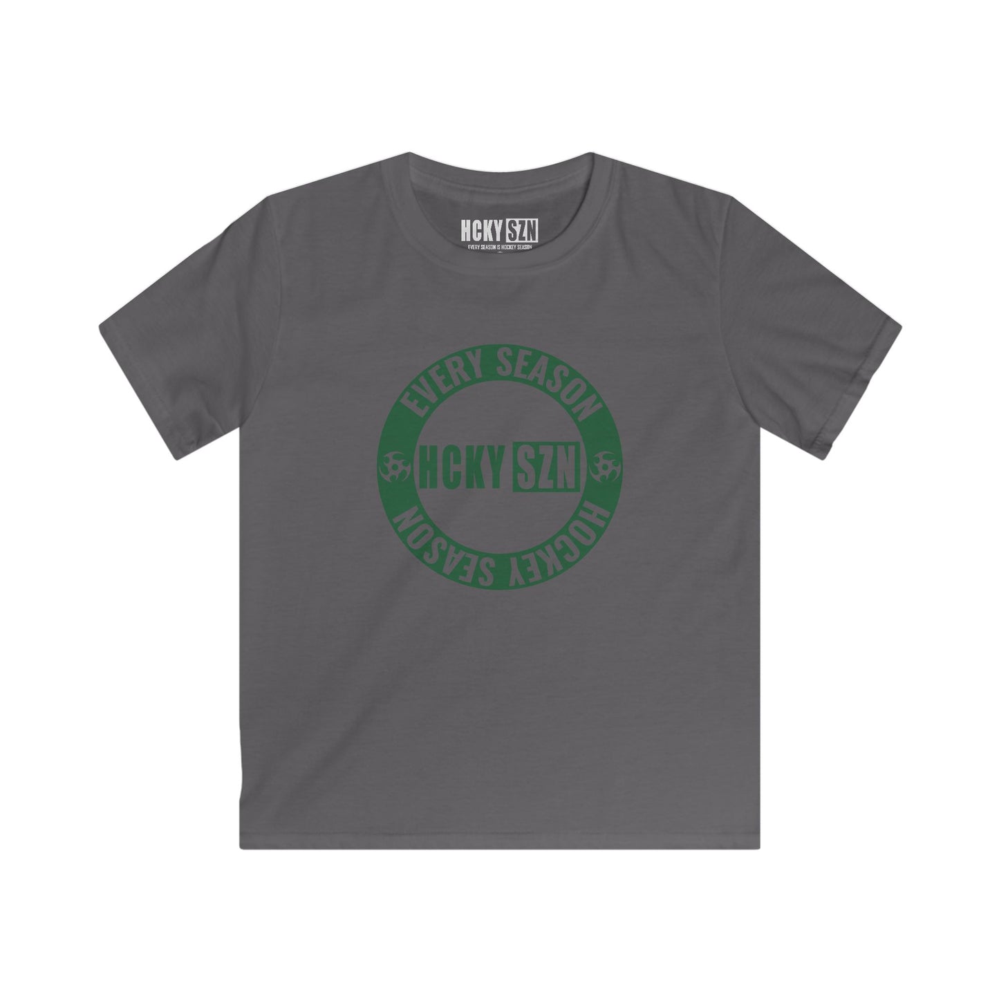 Youth Circle SZN Softstyle Tee (Forest Logo) - Various Colors