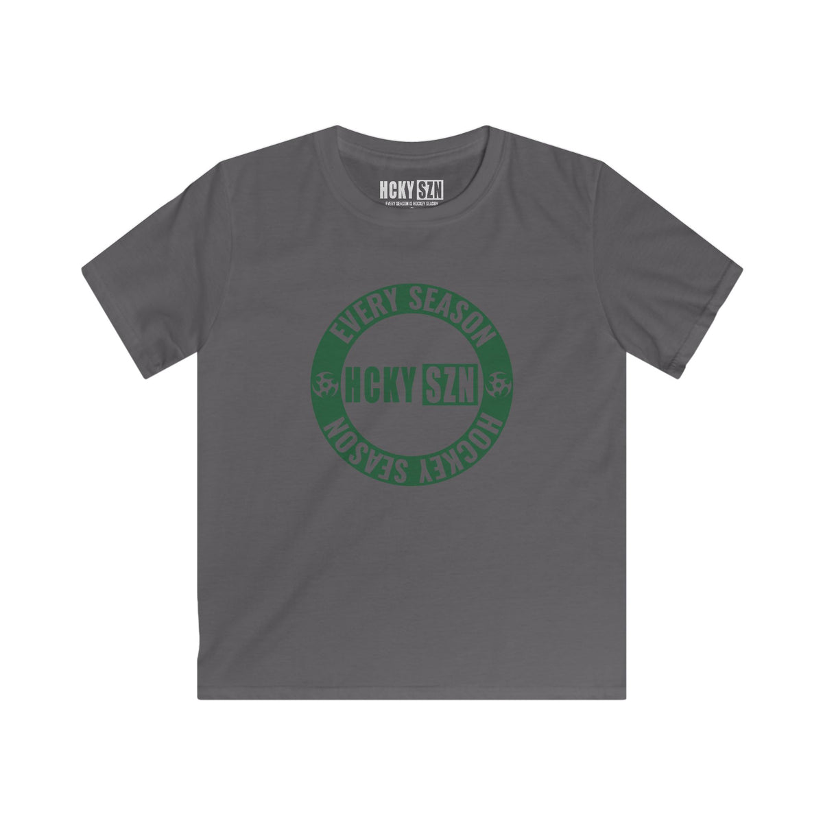 Youth Circle SZN Softstyle Tee (Forest Logo) - Various Colors