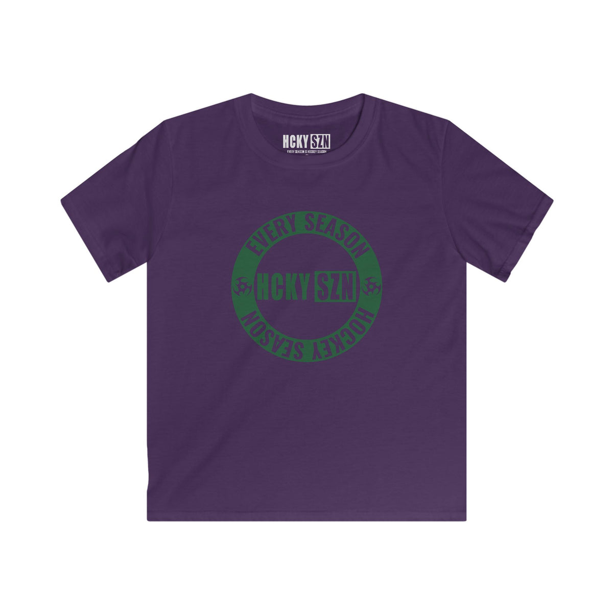 Youth Circle SZN Softstyle Tee (Forest Logo) - Various Colors