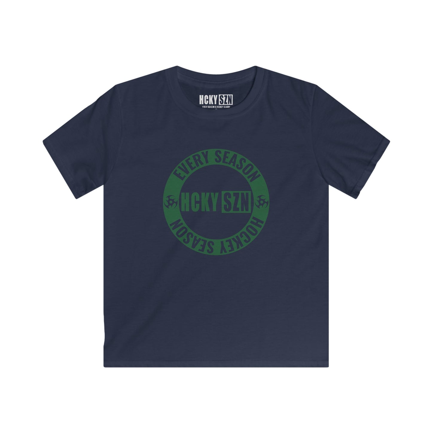 Youth Circle SZN Softstyle Tee (Forest Logo) - Various Colors