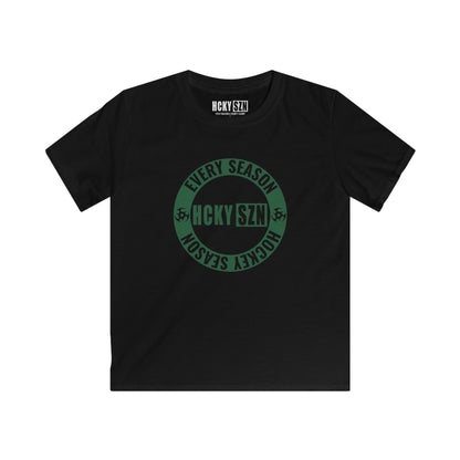Youth Circle SZN Softstyle Tee (Forest Logo) - Various Colors