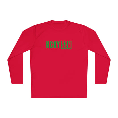 HCKY SZN Performance Long Sleeve Tee (Green Logo) - Various Colors