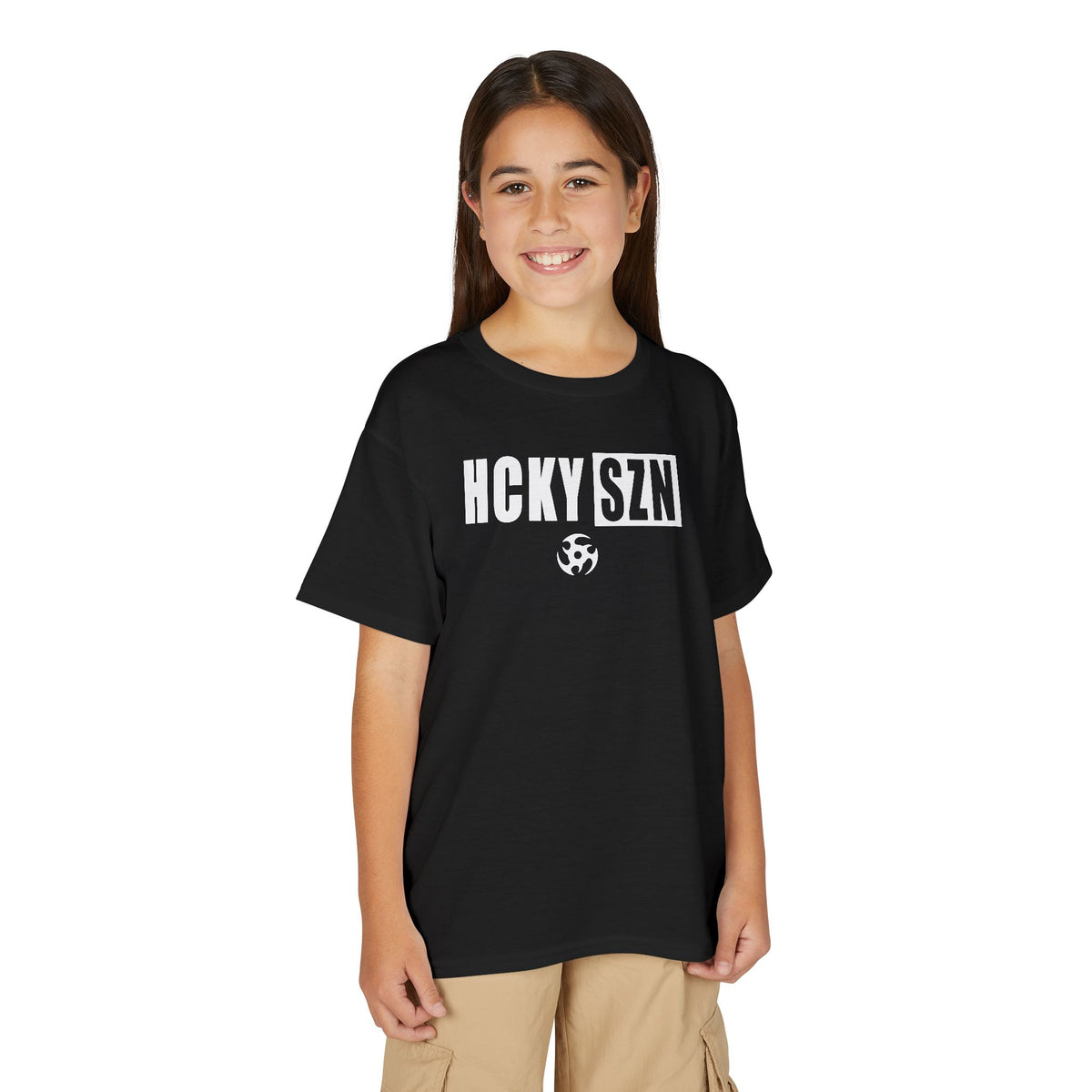 Youth HCKY SZN DryBlend Tee Shirt (White Logo) - Various Colors