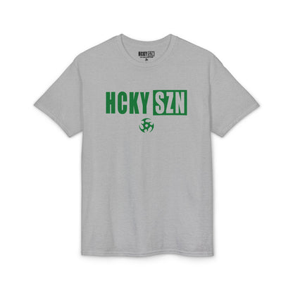 HCKY SZN Simple Star DryBlend Tee Shirt (Green Logo) - Various Colors
