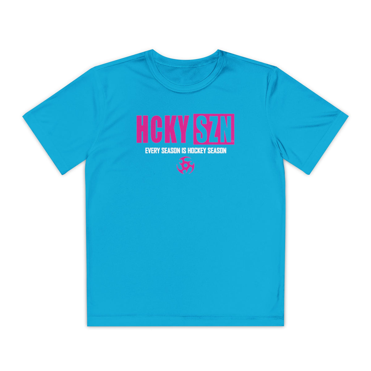 Every Season is HCKY SZN Youth Competitor Tee (Hot Pink Logo) - Various Colors