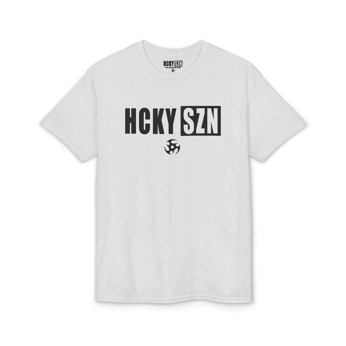 HCKY SZN Simple Star Logo DryBlend Tee Shirt (Black Logo) - Various Colors