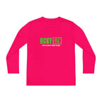 Every Season is HCKY SZN Youth Competitor Long Sleeve Tee (Lime Logo) - Various Colors