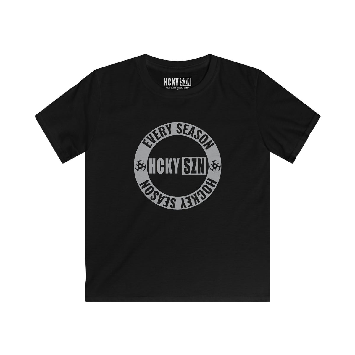 Youth Circle SZN Softstyle Tee (Grey Logo) - Various Colors