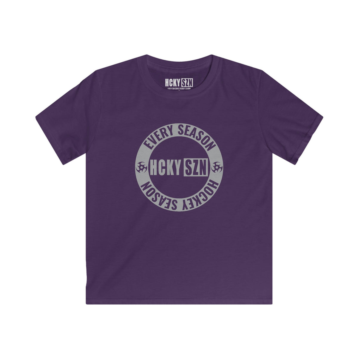 Youth Circle SZN Softstyle Tee (Grey Logo) - Various Colors